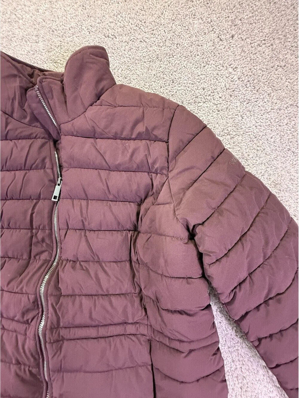 NWOT Nautica Women’s Puffer Jacket Size XL Burgundy - Picture 3 of 14